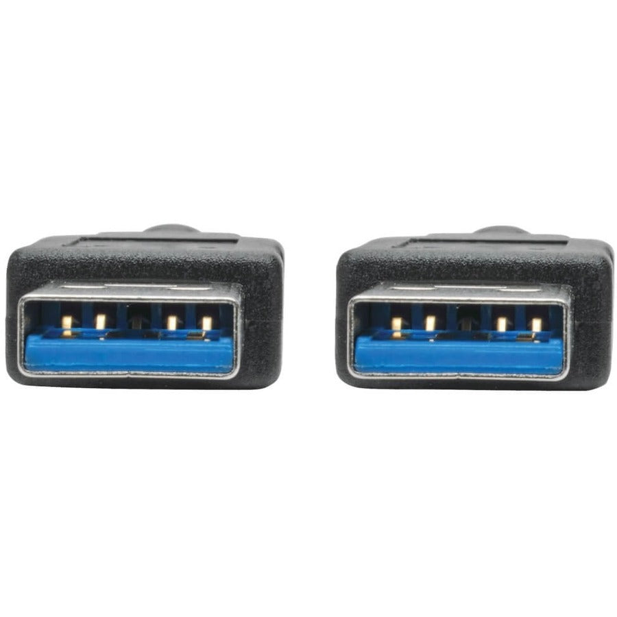Eaton Tripp Lite Series USB 3.0 SuperSpeed A/A Cable (M/M), Black, 6 ft. (1.83 m) — U320-006-BK