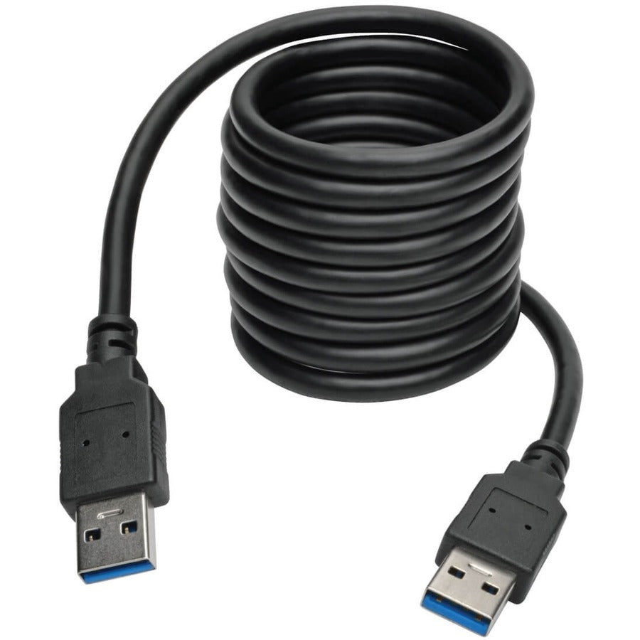Eaton Tripp Lite Series USB 3.0 SuperSpeed A/A Cable (M/M), Black, 6 ft. (1.83 m) — U320-006-BK