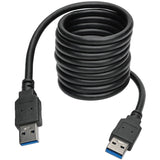 Eaton Tripp Lite Series USB 3.0 SuperSpeed A/A Cable (M/M), Black, 6 ft. (1.83 m) — U320-006-BK