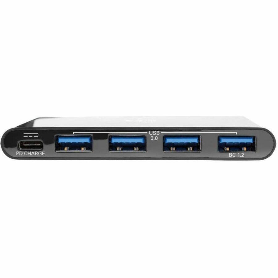 Eaton Tripp Lite Series 4-Port USB-C Hub, USB 3.x (5Gbps), 4x USB-A Ports, 60W PD Charging, Black — U460-004-4AB-C