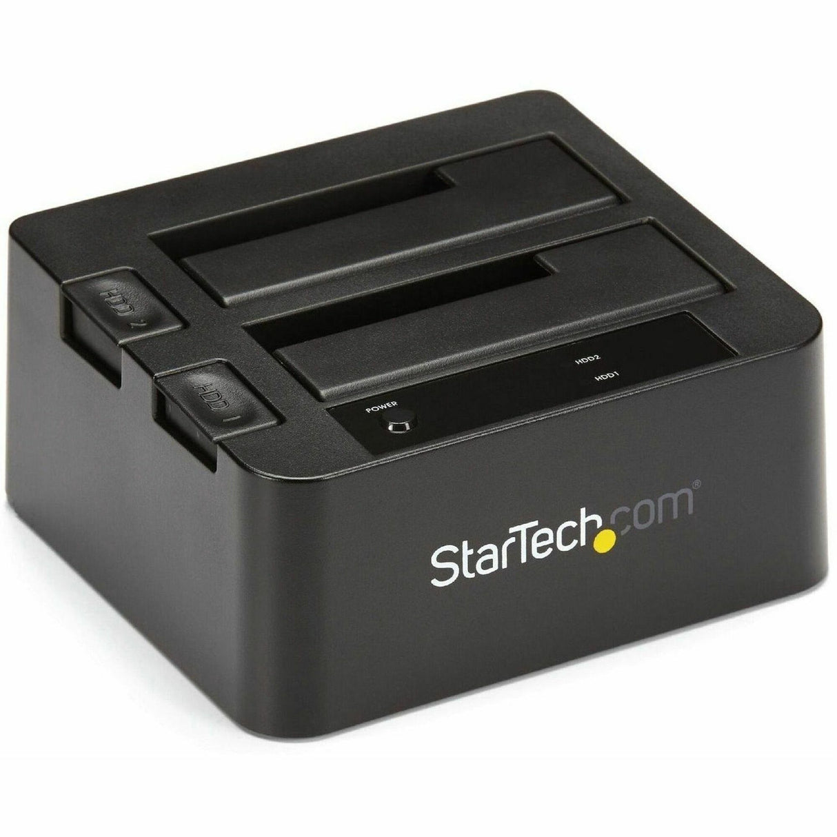 StarTech.com Dual-Bay USB 10Gbps to SATA Hard Drive Docking Station, 2.5/3.5" SATA I/II/III, SSD/HDD Dock, USB Hard Drive Bay, Top-Loading — SDOCK2U313
