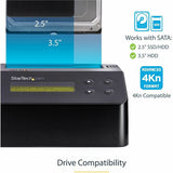StarTech.com Hard Drive Eraser, Standalone HDD/SSD Sanitizer, 4Kn, Secure Erase Hard Disk Wiper Dock, Hardware Erasing Tool, TAA Compliant — SDOCK1EU3P2
