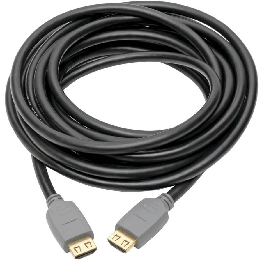 Eaton Tripp Lite Series 4K HDMI Cable (M/M) - 4K 60 Hz, HDR, 4:4:4, Gripping Connectors, Black, 15 ft. — P568-015-2A