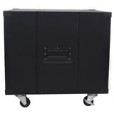 StarTech.com 4-Post 9U Mobile Open Frame Server Rack, 19" Network Rolling Rack for Narrow Spaces, Small Data Rack with Casters, TAA — RK960CP