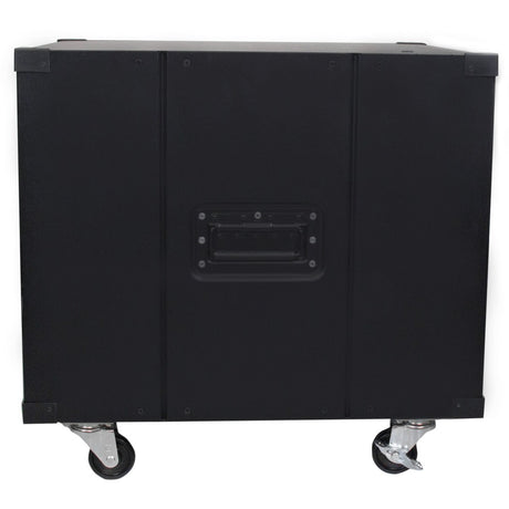 StarTech.com 4-Post 9U Mobile Open Frame Server Rack, 19" Network Rolling Rack for Narrow Spaces, Small Data Rack with Casters, TAA — RK960CP