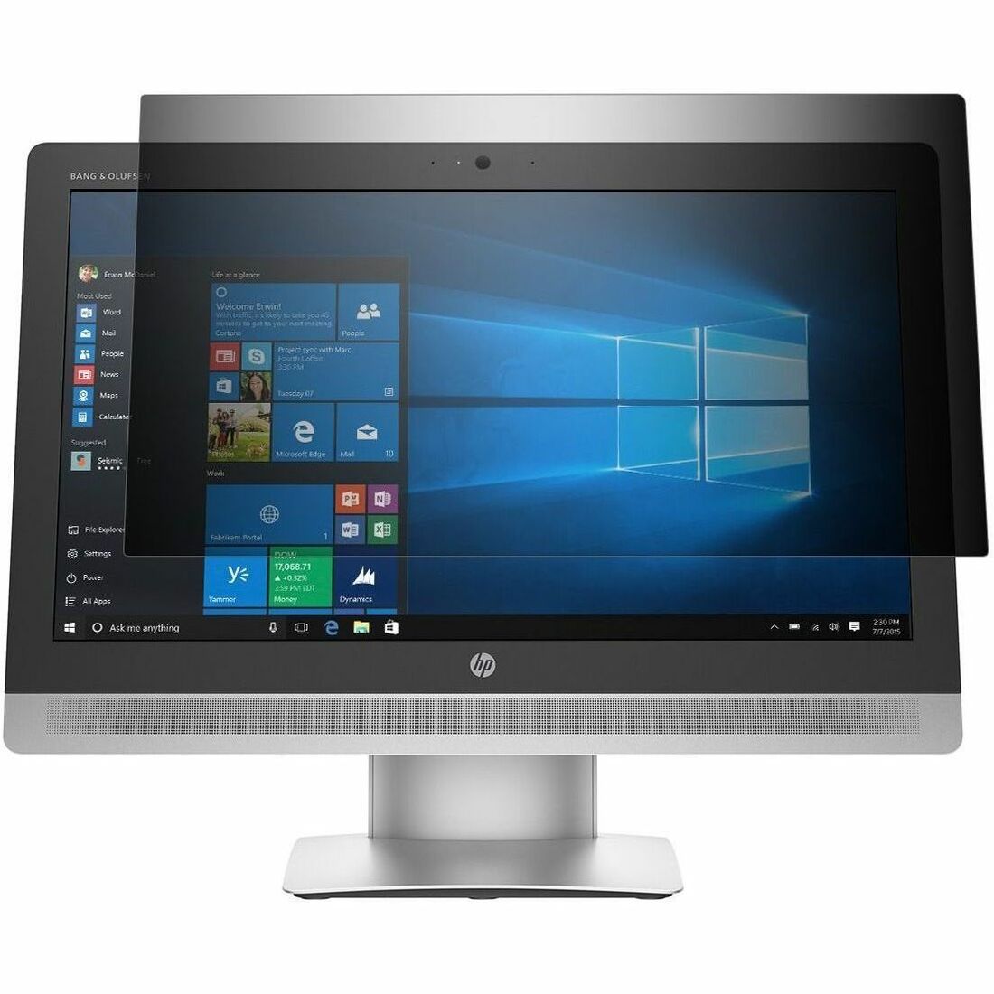 Targus 4Vu Privacy Screen for HP EliteOne 800 All-in-One (16:10) Clear — AST032USZ
