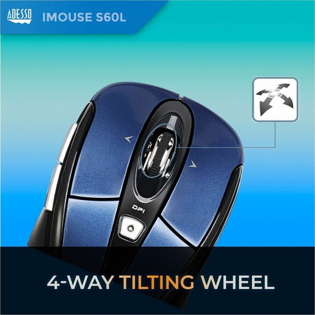 Adesso iMouse S60L - 2.4 GHz Wireless Programmable Nano Mouse — iMouse S60L