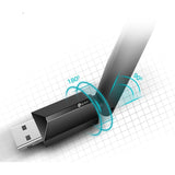 TP-Link Archer T2U Plus - IEEE 802.11ac Dual Band Wi-Fi Adapter for Desktop/Notebook — Archer T2U Plus