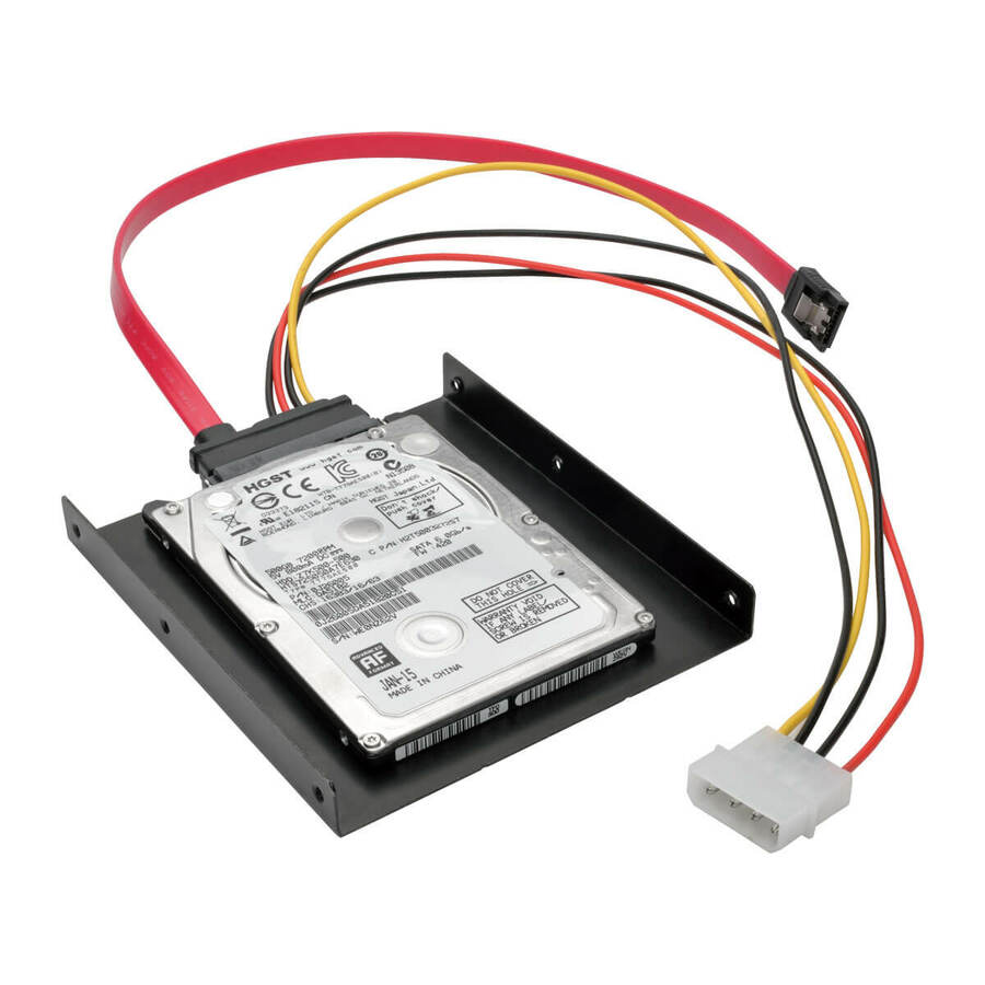 Eaton Tripp Lite Series 2.5-Inch SATA Hard Drive Mounting Kit for 3.5-Inch Drive Bay — P948-BRKT25