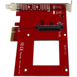 StarTech.com U.2 to PCIe Adapter for 2.5" U.2 NVMe SSD - SFF-8639 PCIe Adapter - x4 PCI Express 4.0 - NVMe PCIe Adapter - U.2 PCIe Card — PEX4SFF8639