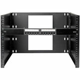 Eaton Tripp Lite Series 8U Wall-Mount Bracket for Small Switches and Patch Panels, Hinged — SRWO8UBRKT