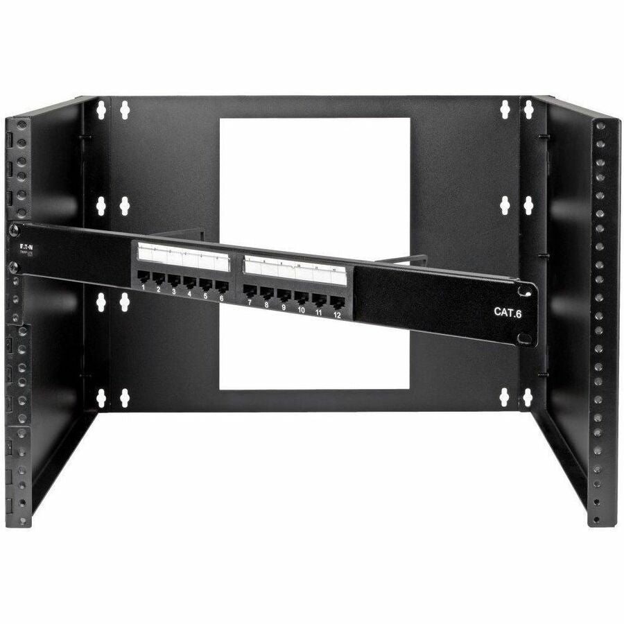 Eaton Tripp Lite Series 8U Wall-Mount Bracket for Small Switches and Patch Panels, Hinged — SRWO8UBRKT