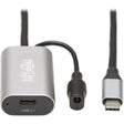 Eaton Tripp Lite Series USB 3.2 Gen 1 Active Extension Cable - USB-C to USB-C (M/F), 5 Gbps, Data Only, 5 m (16.4 ft.) — U330-05M-C2C