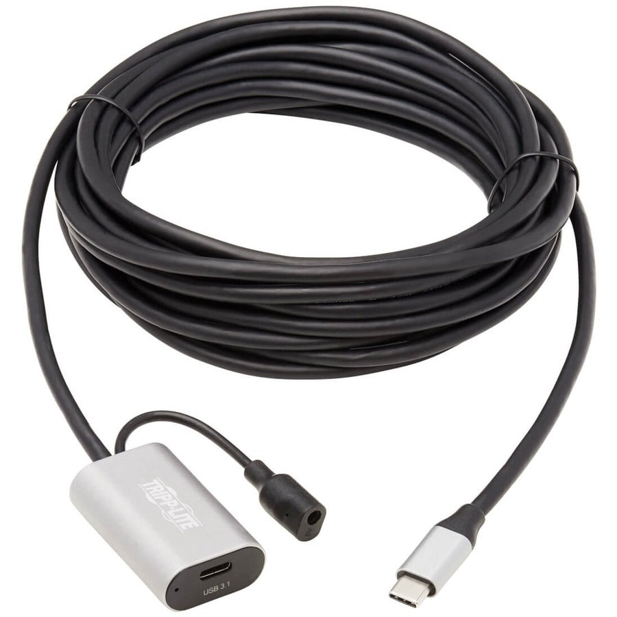 Eaton Tripp Lite Series USB 3.2 Gen 1 Active Extension Cable - USB-C to USB-C (M/F), 5 Gbps, Data Only, 5 m (16.4 ft.) — U330-05M-C2C