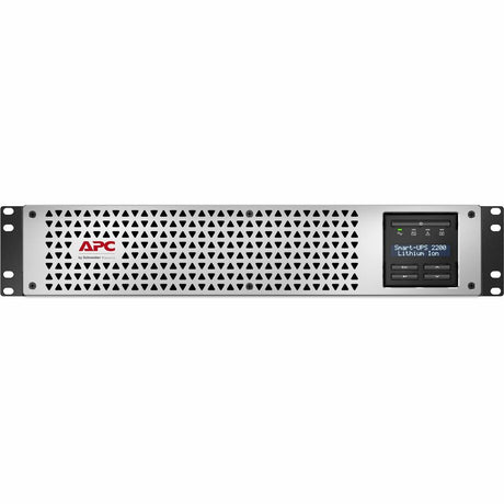 APC Smart-UPS, Line Interactive, 2200VA, Lithium-ion, Rackmount 2U, 120V, 2x NEMA 5-20R+6x NEMA 5-15R outlets, SmartConnect Port+SmartSlot, AVR, LCD — SMTL2200RM2UC
