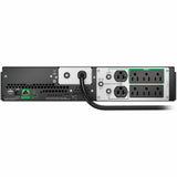 APC Smart-UPS, Line Interactive, 2200VA, Lithium-ion, Rackmount 2U, 120V, 2x NEMA 5-20R+6x NEMA 5-15R outlets, SmartConnect Port+SmartSlot, AVR, LCD — SMTL2200RM2UC