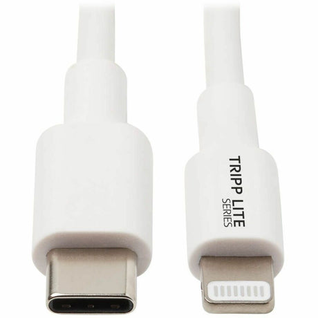 Eaton Tripp Lite Series USB-C to Lightning Sync/Charge Cable (M/M), MFi Certified, White, 3 ft. (0.9 m) — M102-003-WH