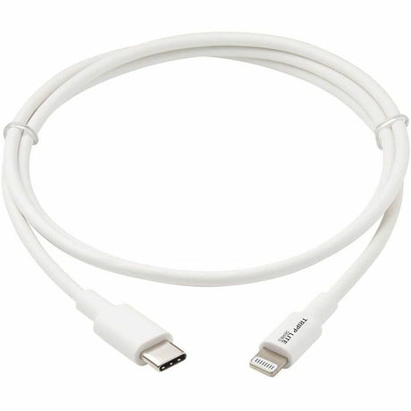 Eaton Tripp Lite Series USB-C to Lightning Sync/Charge Cable (M/M), MFi Certified, White, 3 ft. (0.9 m) — M102-003-WH