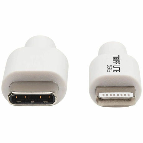 Eaton Tripp Lite Series USB-C to Lightning Sync/Charge Cable (M/M), MFi Certified, White, 3 ft. (0.9 m) — M102-003-WH