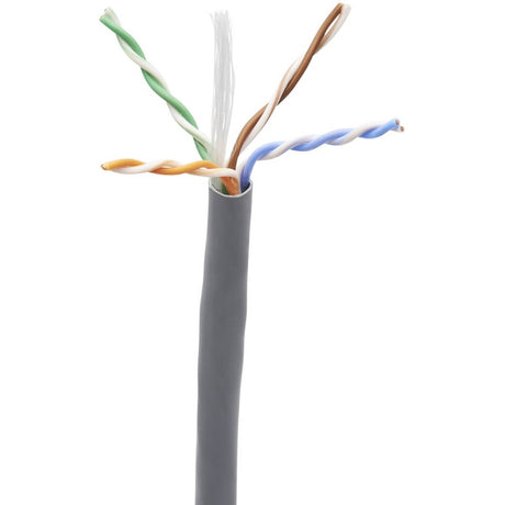 Eaton Tripp Lite Series Cat6 Gigabit Solid Core UTP Bulk Ethernet Cable, CMP-LP 0.5A Plenum, 100W PoE/PoE++, Gray, 1000 ft. (304.8 m) — N224-01K-GY-LP5