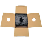 Eaton Tripp Lite Series Cat6 Gigabit Solid Core UTP Bulk Ethernet Cable, CMP-LP 0.5A Plenum, 100W PoE/PoE++, Gray, 1000 ft. (304.8 m) — N224-01K-GY-LP5
