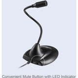 Adesso M1 Wired Condenser Microphone for Meeting Room, Conferencing — XtreamM1