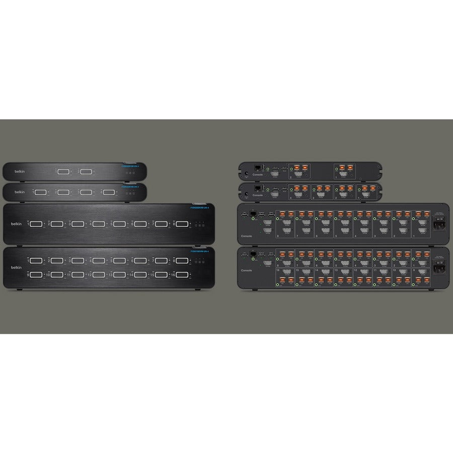 Belkin Universal 2nd Gen Secure KVM Switch, 4-Port Single Head No CAC — F1DN104KVM-UNN4
