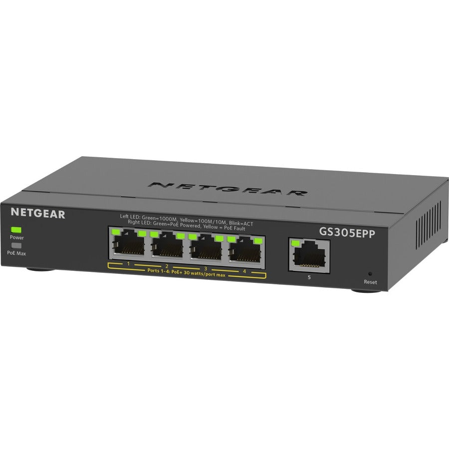Netgear GS305EPP Ethernet Switch — GS305EPP-100NAS
