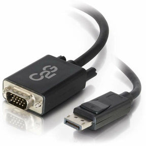 C2G 15ft (4.6m) DisplayPort Male to VGA Male Active Adapter Cable - Black — 54343