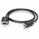 C2G 15ft (4.6m) DisplayPort Male to VGA Male Active Adapter Cable - Black — 54343