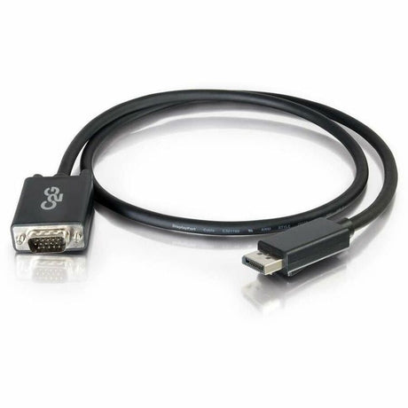 C2G 15ft (4.6m) DisplayPort Male to VGA Male Active Adapter Cable - Black — 54343