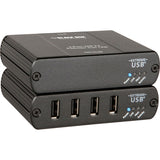 Black Box KVM-over-IP Switchable Extender Kit - LAN, 4-Port, 100m — EMD100USB