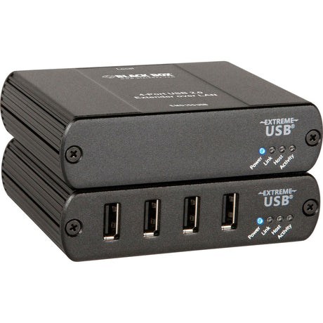 Black Box KVM-over-IP Switchable Extender Kit - LAN, 4-Port, 100m — EMD100USB