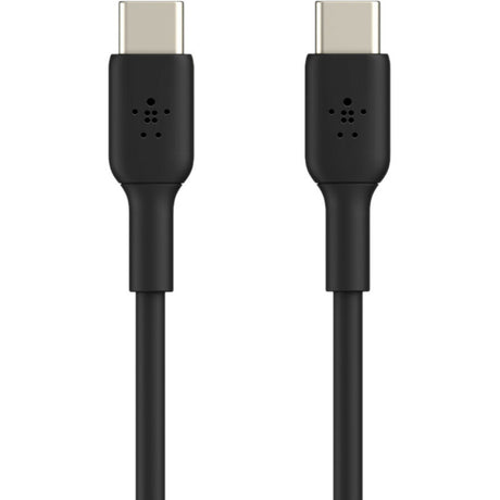 Belkin 60W USB-C to USB-C Cable - 480 Mbps - PVC - M/M - 1m/3.3ft - Black — CAB003bt2MBK