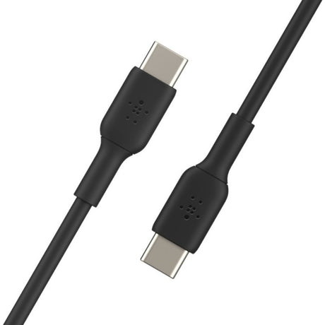 Belkin 60W USB-C to USB-C Cable - 480 Mbps - PVC - M/M - 1m/3.3ft - Black — CAB003bt2MBK