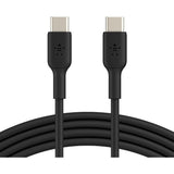 Belkin 60W USB-C to USB-C Cable - 480 Mbps - PVC - M/M - 1m/3.3ft - Black — CAB003bt2MBK