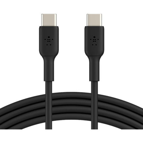 Belkin 60W USB-C to USB-C Cable - 480 Mbps - PVC - M/M - 1m/3.3ft - Black — CAB003bt2MBK