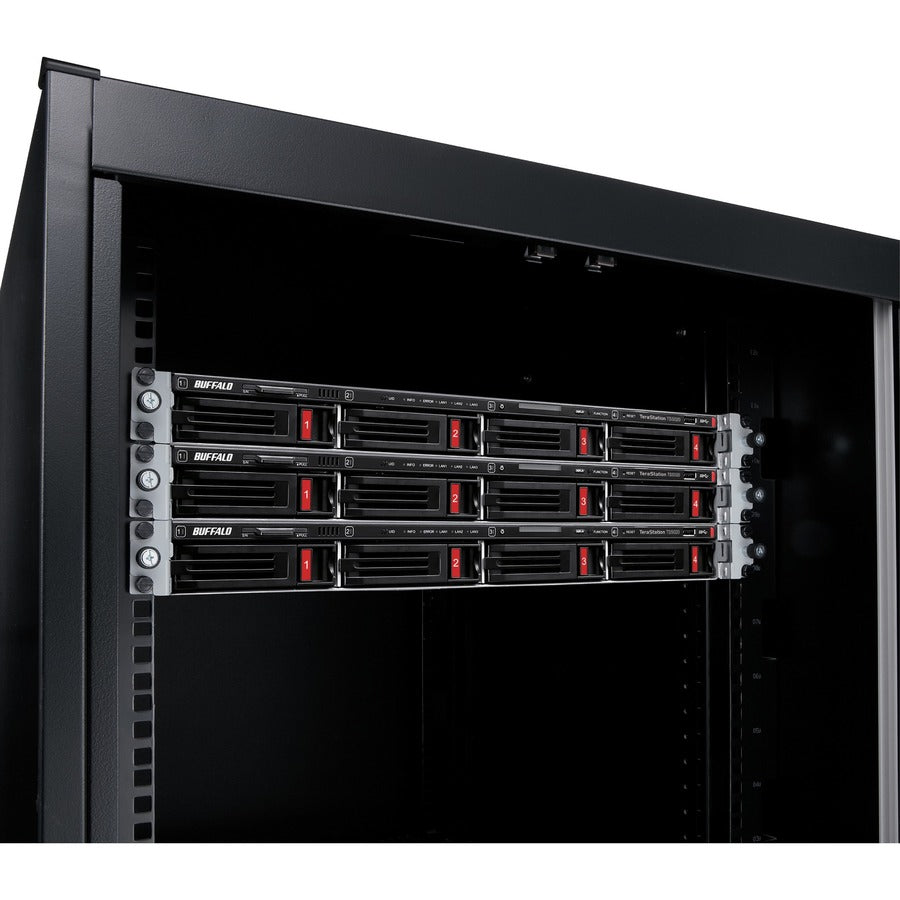 BUFFALO TeraStation 5420RN 4-Bay Secure Business Rackmount NAS 48TB (4x12TB) w/ Hard Drives Included — TS5420RN4804