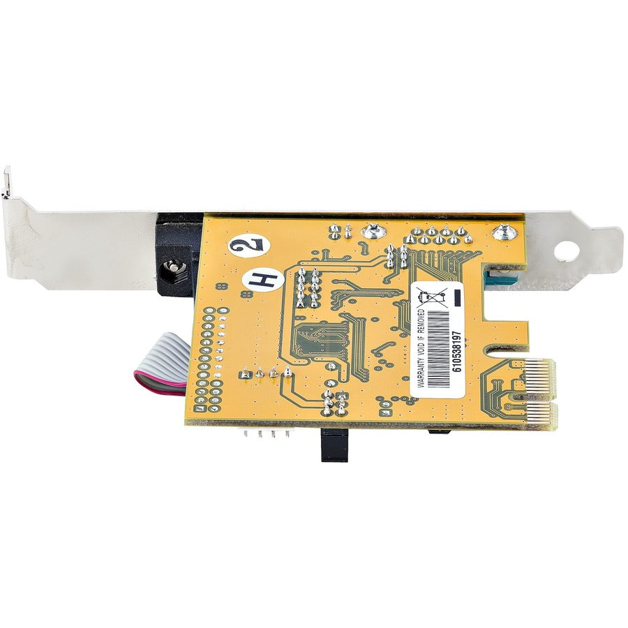StarTech.com 2-Port PCI Express Serial Card, Dual Port PCIe to RS232 (DB9) Serial Card, 16C1050 UART, COM Retention, Windows & Linux — 21050-PC-SERIAL-CARD