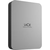 LaCie Mobile Drive STLP5000400 5 TB Portable Hard Drive - 2.5" External - Moon Silver — STLP5000400