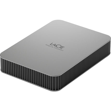 LaCie Mobile Drive STLP5000400 5 TB Portable Hard Drive - 2.5" External - Moon Silver — STLP5000400