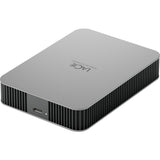LaCie Mobile Drive STLP5000400 5 TB Portable Hard Drive - 2.5" External - Moon Silver — STLP5000400
