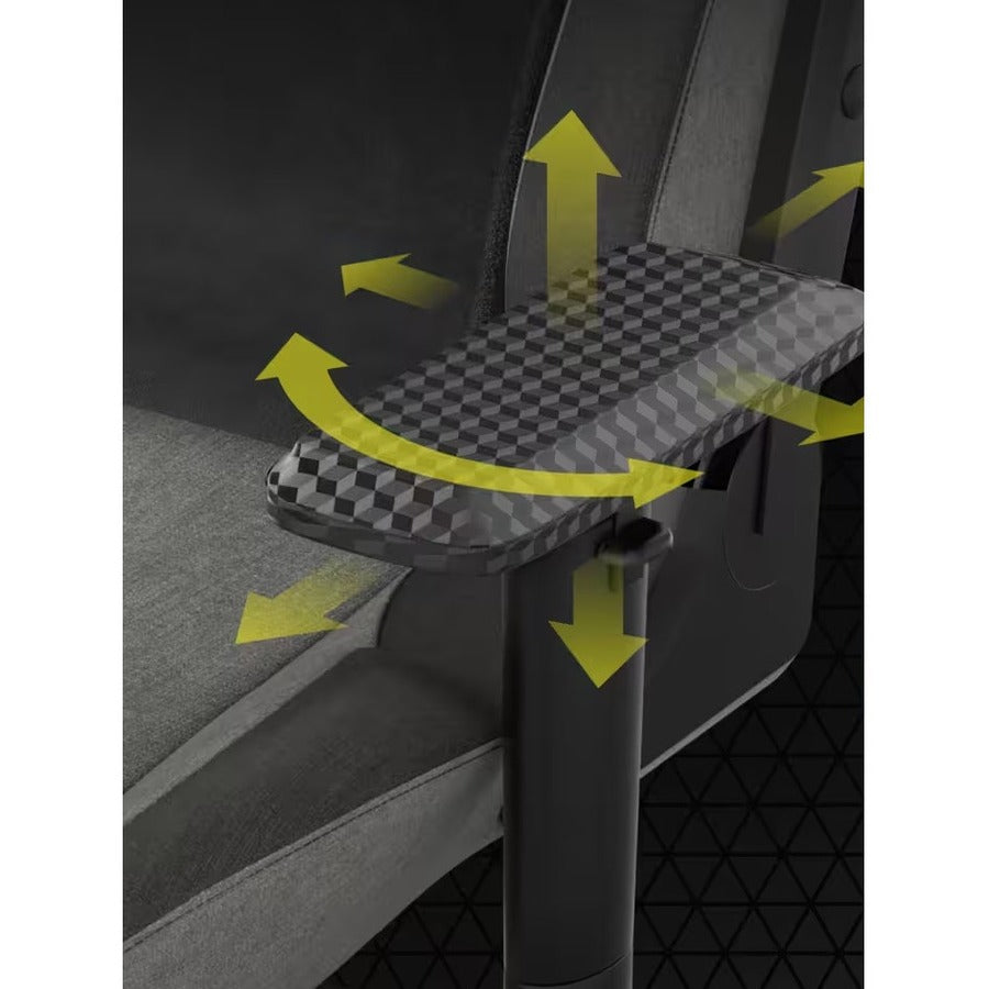 Corsair T3 RUSH Fabric Gaming Chair (2023) - Grey/Charcoal — CF-9010056-WW