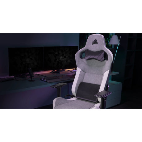 Corsair T3 RUSH Fabric Gaming Chair (2023) - Grey/Charcoal — CF-9010056-WW