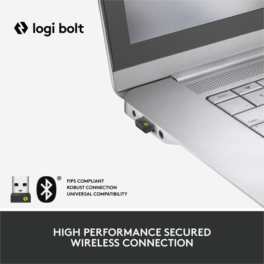 Logitech Lift for Business Left, Vertical Ergonomic Mouse - Left-handed, Wireless, Bluetooth or Secured Logi Bolt USB, Quiet clicks, Graphite — 910-006492
