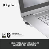 Logitech Lift for Business Left, Vertical Ergonomic Mouse - Left-handed, Wireless, Bluetooth or Secured Logi Bolt USB, Quiet clicks, Graphite — 910-006492