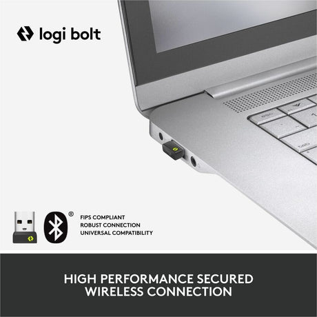 Logitech Lift for Business Left, Vertical Ergonomic Mouse - Left-handed, Wireless, Bluetooth or Secured Logi Bolt USB, Quiet clicks, Graphite — 910-006492