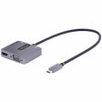 StarTech.com USB C Video Adapter, USB C to HDMI VGA Multiport Adapter, 3.5mm Audio, 4K 60Hz HDR, 100W PD 3.0 PT, USB C Display Adapter — 122-USBC-HDMI-4K-VGA