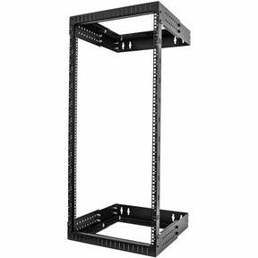 StarTech.com 2-Post 24U Heavy-Duty Wall Mount Network Rack, 19" Open Frame Server Rack with Adjustable Depth, Data Rack for IT Equipment~ — RACK-24U-20-WALL-OA