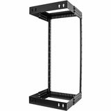 StarTech.com 2-Post 24U Heavy-Duty Wall Mount Network Rack, 19" Open Frame Server Rack with Adjustable Depth, Data Rack for IT Equipment~ — RACK-24U-20-WALL-OA